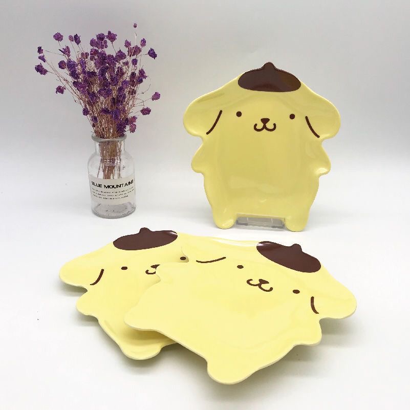 Japanese Snacks - Plato con forma de Pompompurin, un