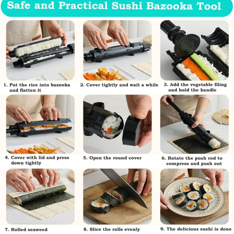 Kit para Hacer Sushi, Tapete d - Sushi Making Kit reseña y precio
