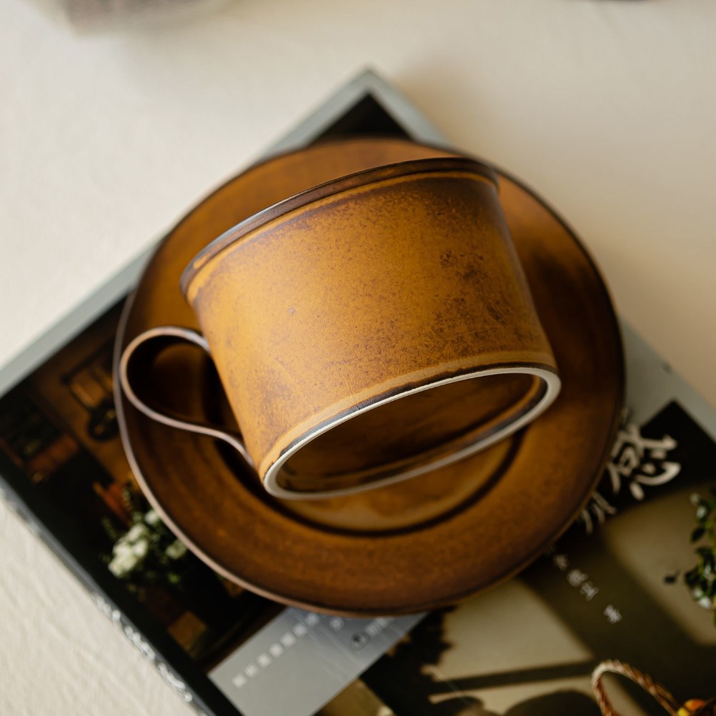 Juego de Taza y Plato de Café  - Japanese Pottery reseña y precio