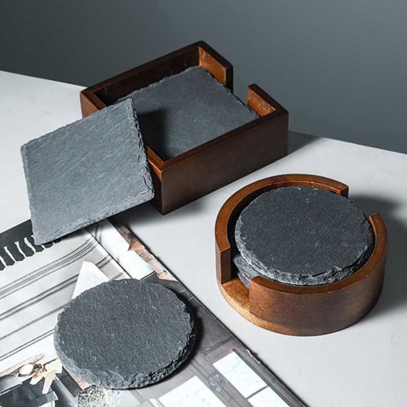 Posavasos de pizarra estilo ja - Japanese Pottery reseña y precio