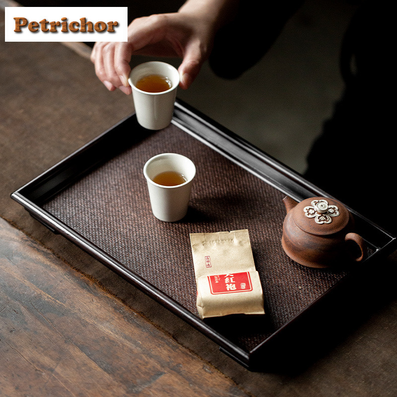 Bandeja de té tejida de bambú  - Japanese Snacks reseña y precio